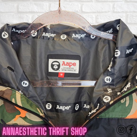 AAPE BY *A BATHING APE® camouflage print windbreaker - Picture 2 of 3